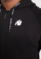 Gorilla Wear Georgia Vest met Capuchon - Zwart