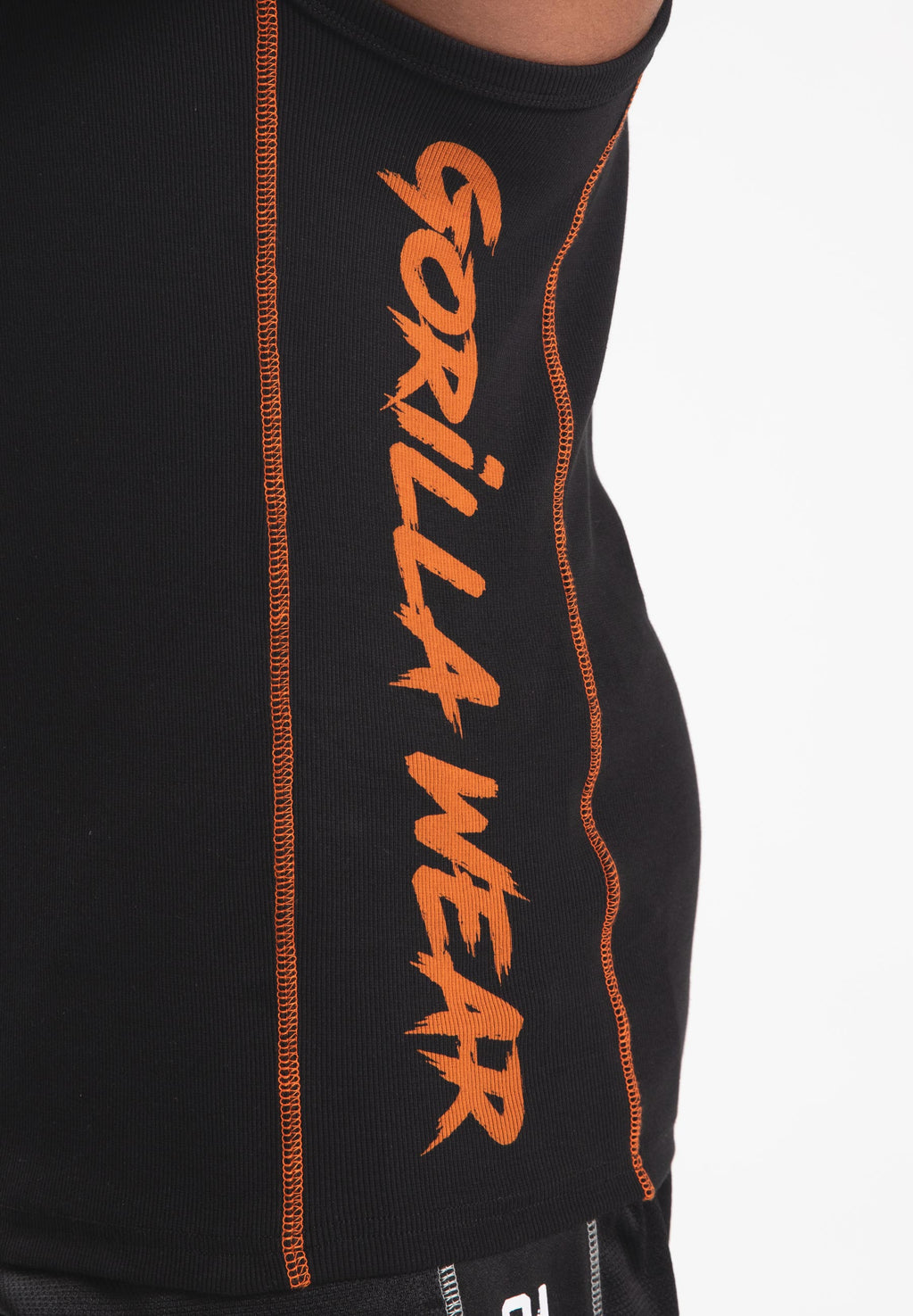 Gorilla Wear Monterey Tank Top - Zwart/Oranje
