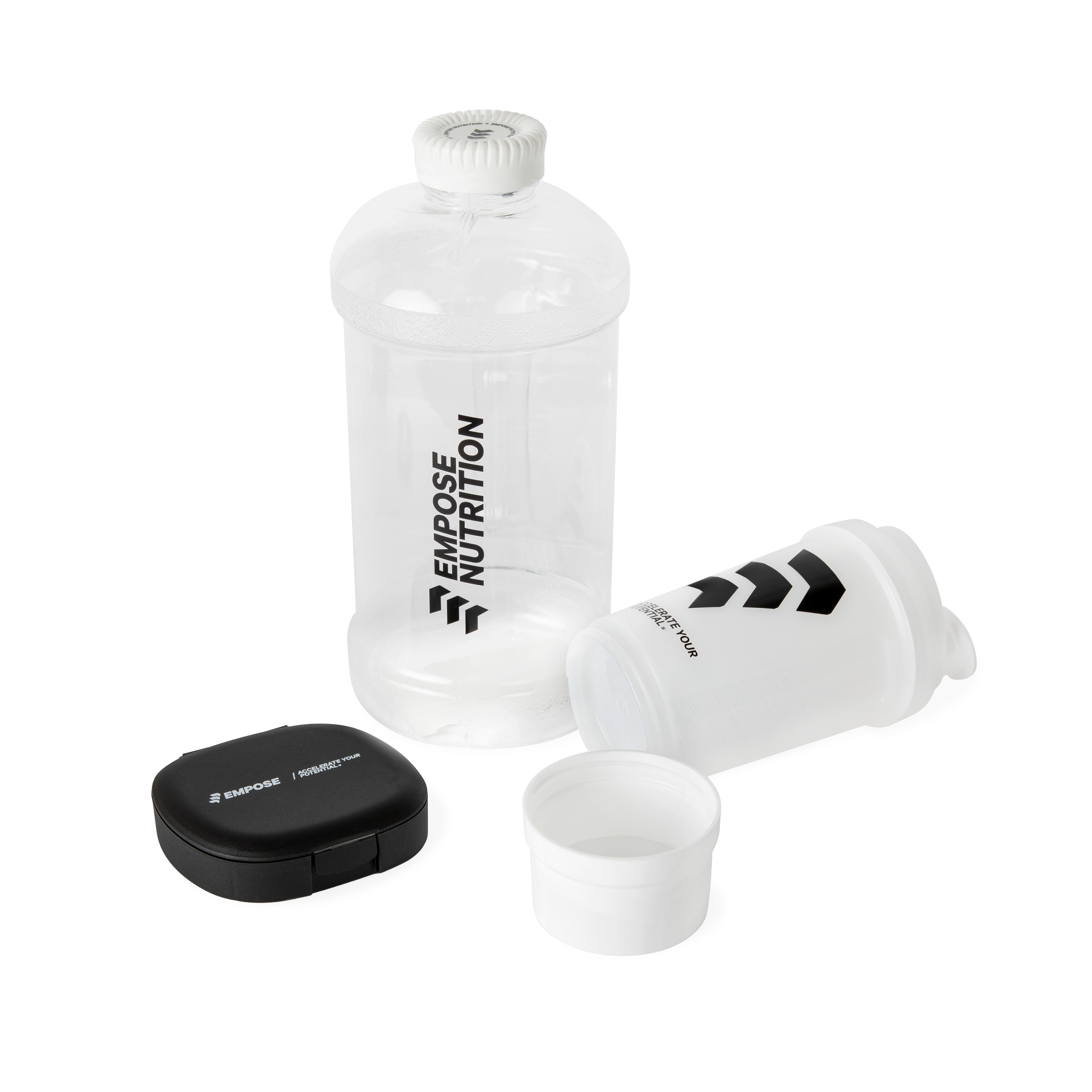 Empose Nutrition Pillbox - Pillendoosje voor Supplementen - Zwart