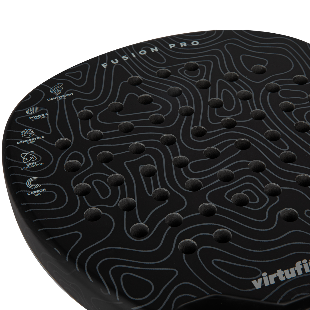 VirtuFit Fusion Pro Padel Racket - Zwart - Grijs