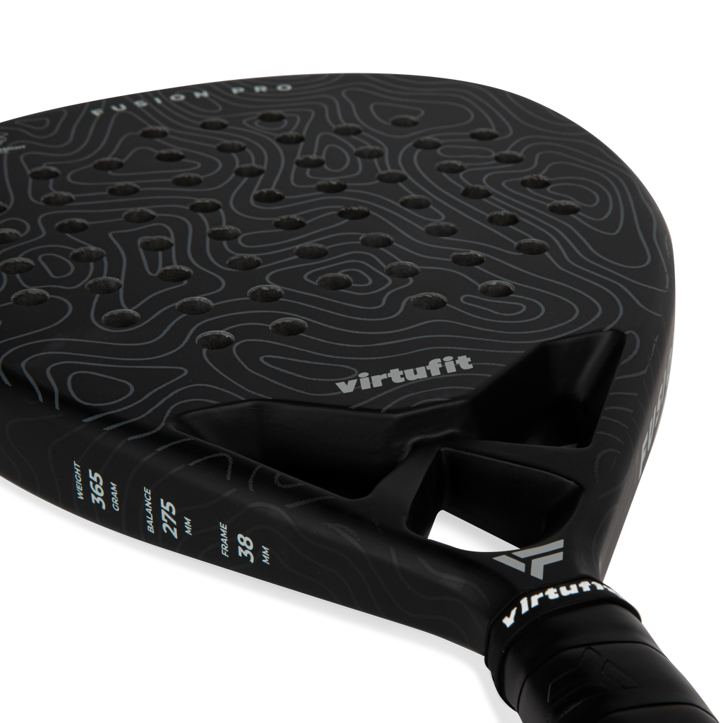 VirtuFit Fusion Pro Padel Racket - Zwart - Grijs