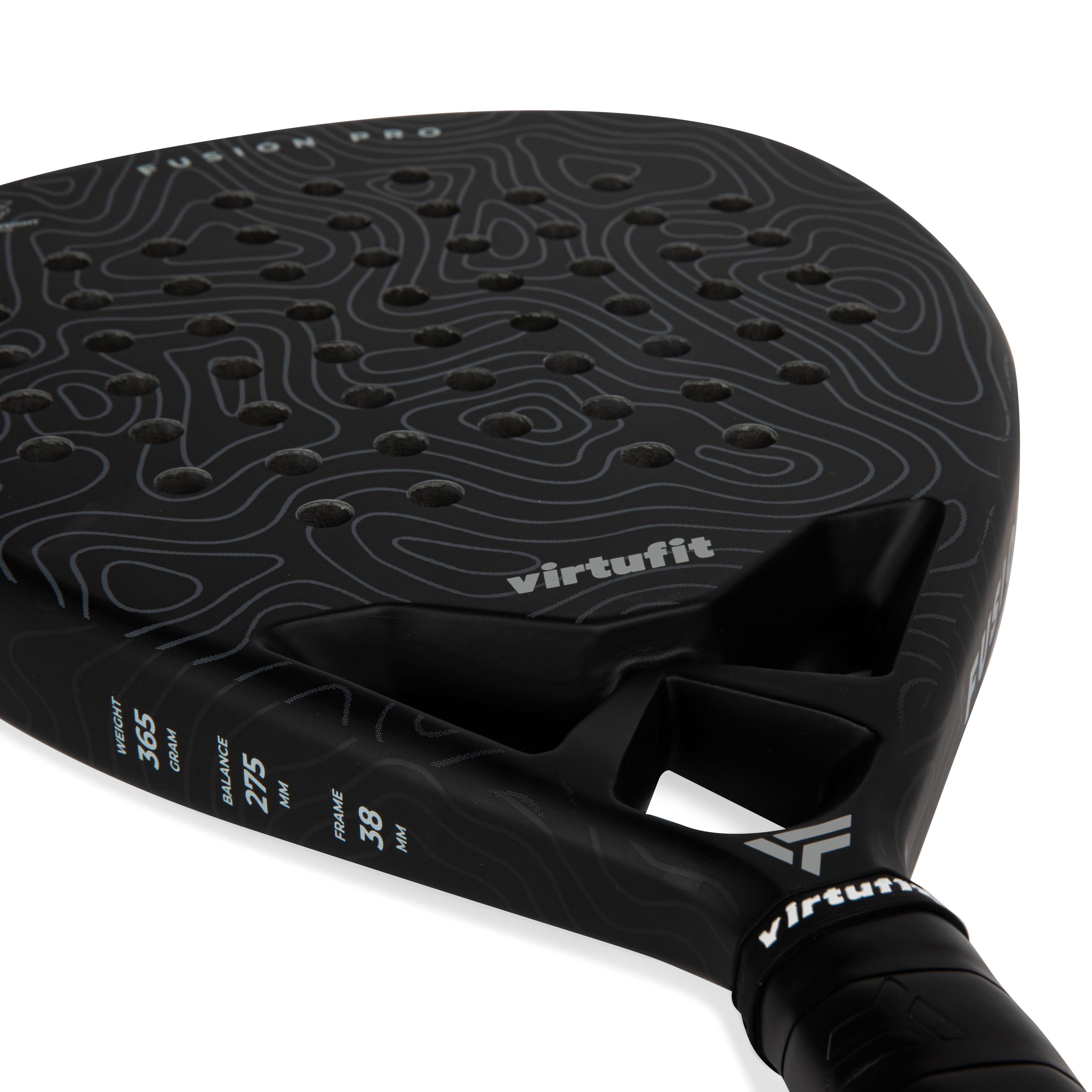 VirtuFit Fusion Pro Padel Racket - Zwart - Grijs