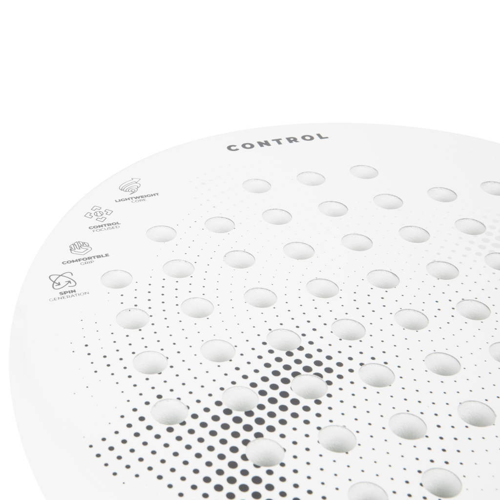 VirtuFit Control Padel Racket - Wit - Zwart