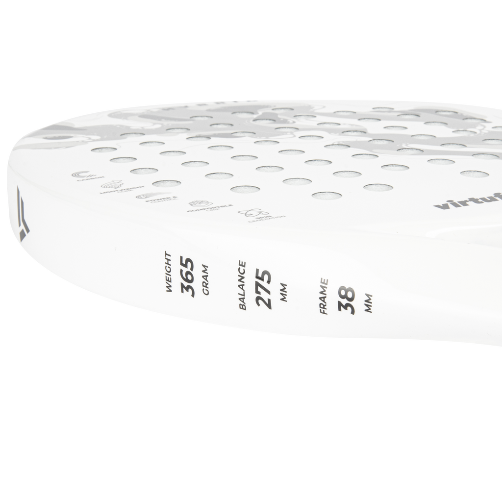 VirtuFit Hybrid Padel Racket - Wit - Grijs