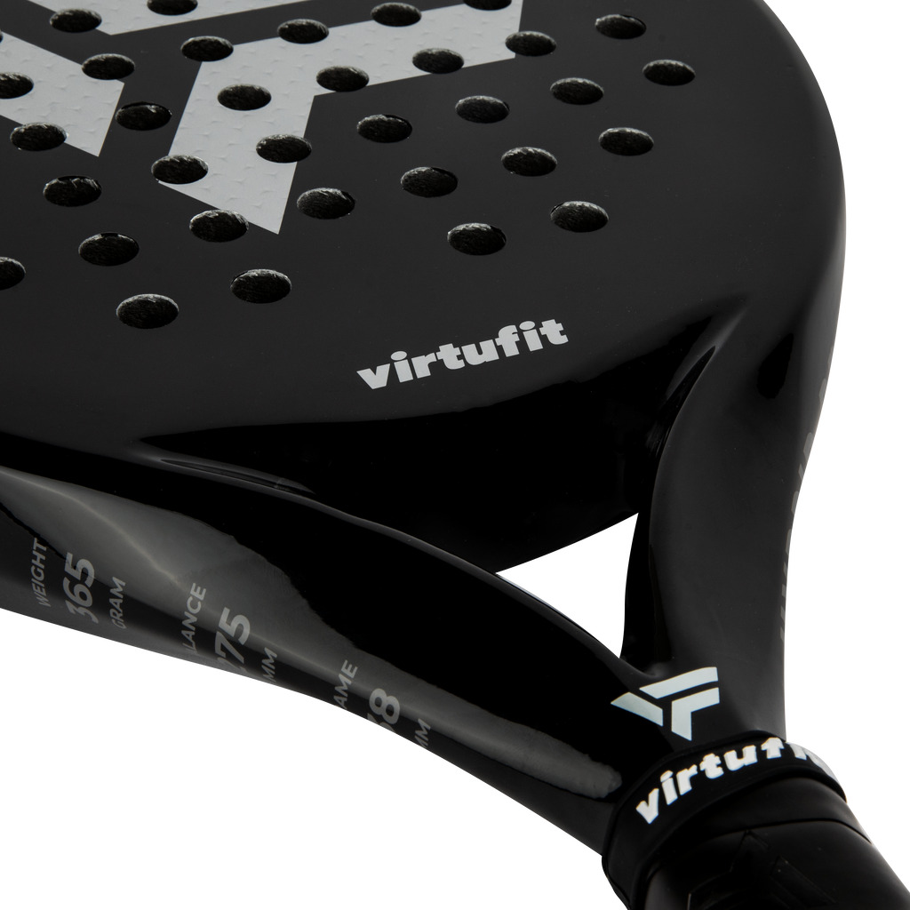 VirtuFit Hybrid Padel Racket - Zwart - Silver