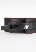 Gorilla Wear Halterriem - 4 Inch Premium Leather Lever Belt - Zwart