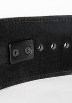 Gorilla Wear Halterriem - 4 Inch Premium Leather Lever Belt - Zwart