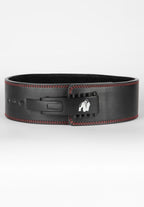 Gorilla Wear Halterriem - 4 Inch Premium Leather Lever Belt - Zwart