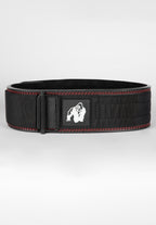 Gorilla Wear Halterriem - 4 Inch Premium Leather Lifting Belt - Zwart