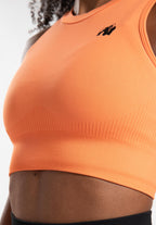 Gorilla Wear Olivia Seamless Crop Top - Perzik