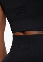 Gorilla Wear Olivia Seamless Crop Top - Zwart