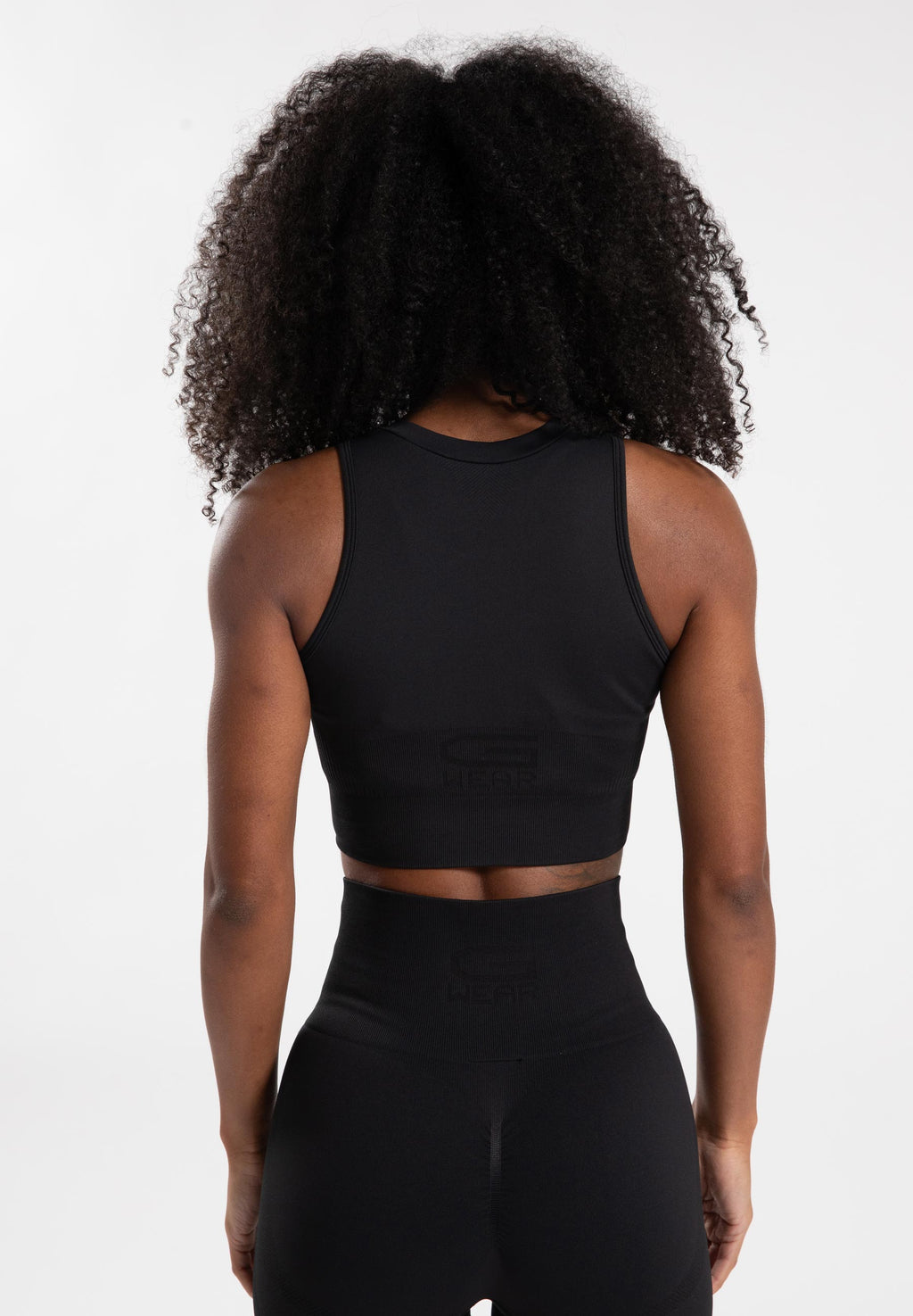 Gorilla Wear Olivia Seamless Crop Top - Zwart