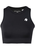 Gorilla Wear Olivia Seamless Crop Top - Zwart