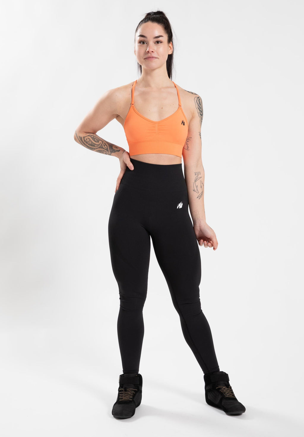 Gorilla Wear Olivia Seamless Sportbeha - Perzik