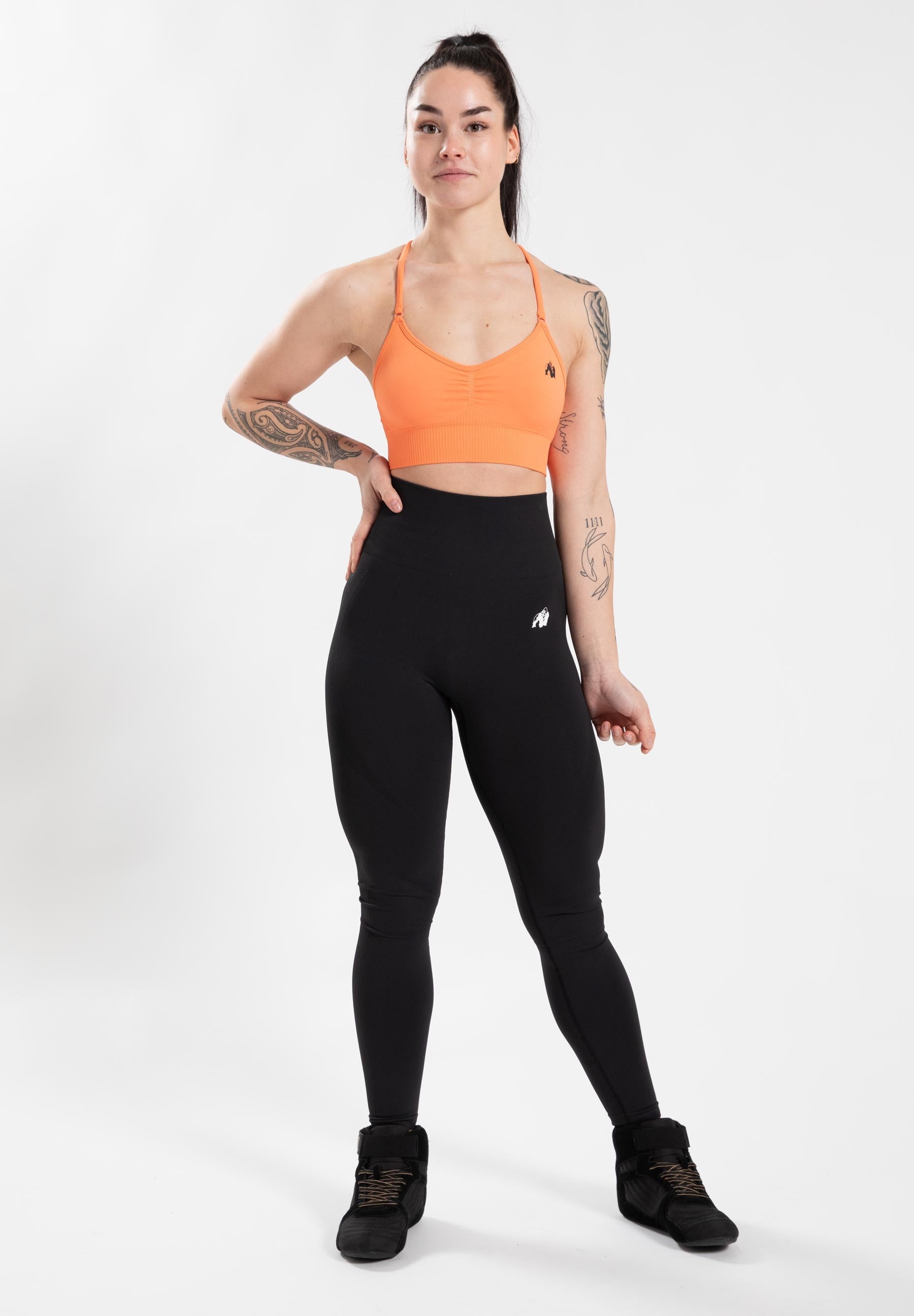 Gorilla Wear Olivia Seamless Sportbeha - Perzik