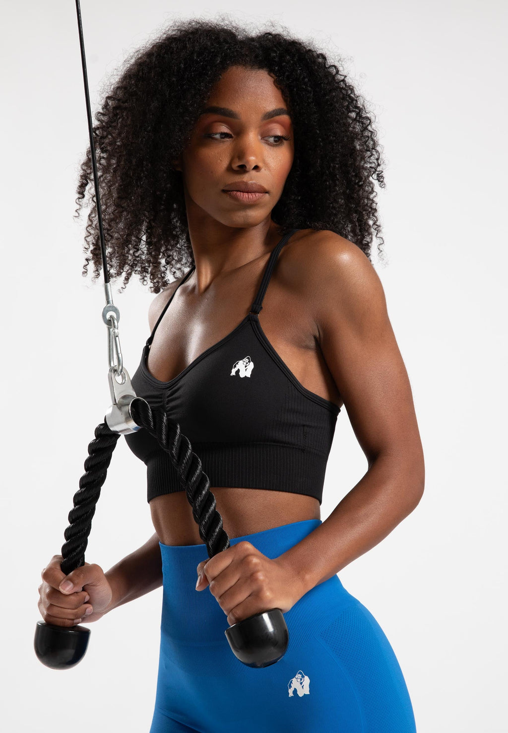 Gorilla Wear Olivia Seamless Sportbeha - Zwart