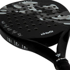 VirtuFit Hybrid Padel Racket - Zwart - Grijs