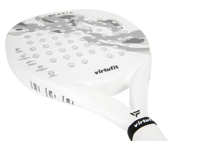 VirtuFit Hybrid Padel Racket - Wit - Grijs