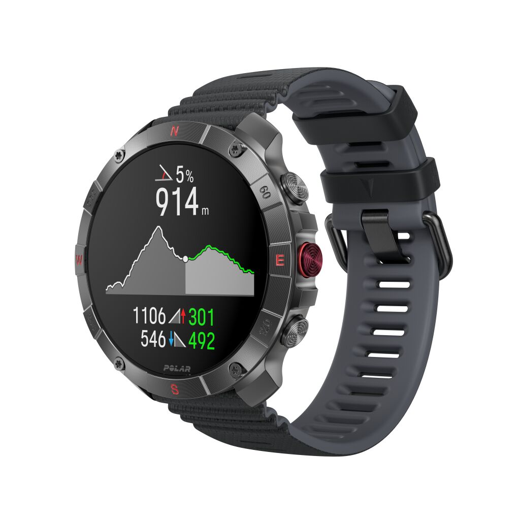 Polar Grit X2 Pro Titan Premium Outdoor Smart Watch - Brons/Zwart - S/L