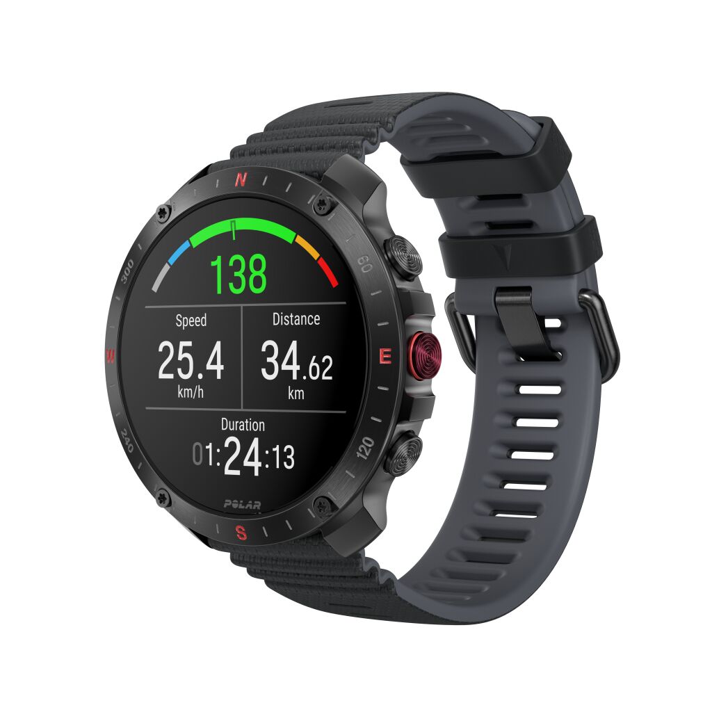 Polar Grit X2 Pro Premium Outdoor Smart Watch - Zwart - S/L