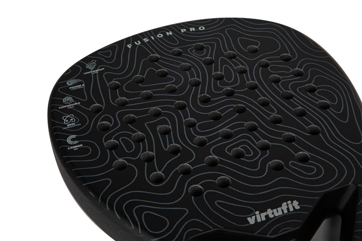 VirtuFit Fusion Pro Padel Set - Zwart - Silver