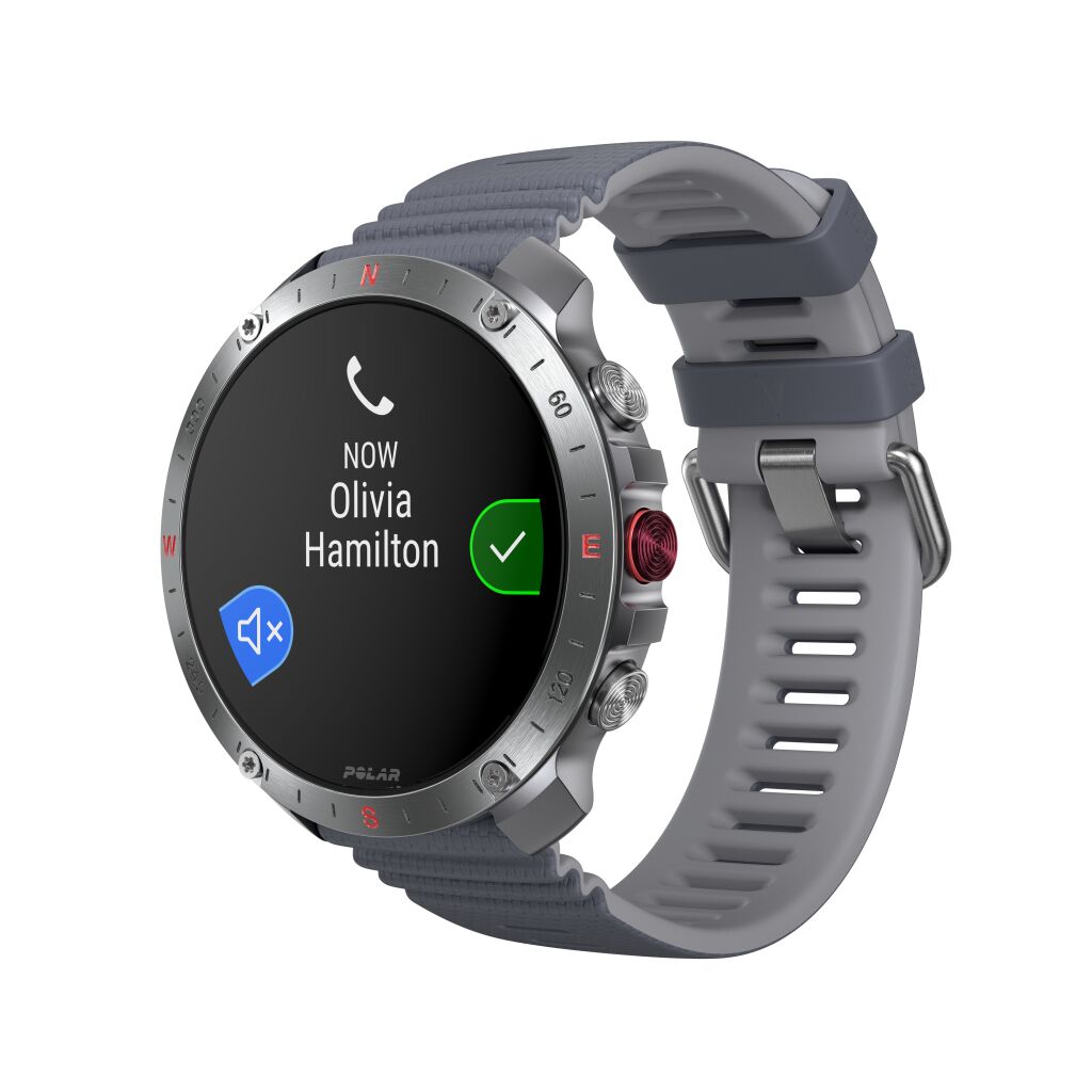 Polar Grit X2 Pro Premium Outdoor Smart Watch - Stone Grey - S/L