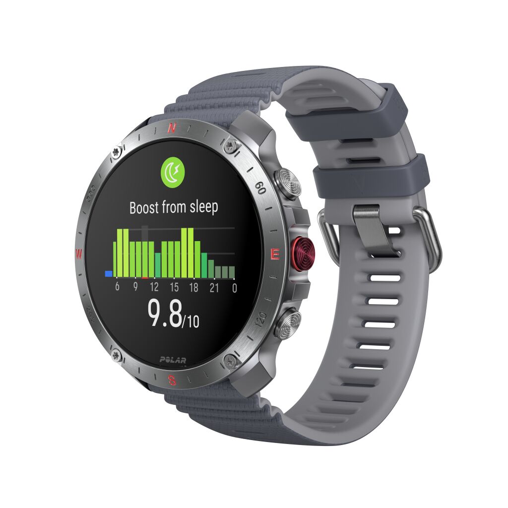 Polar Grit X2 Pro Premium Outdoor Smart Watch - Stone Grey - S/L