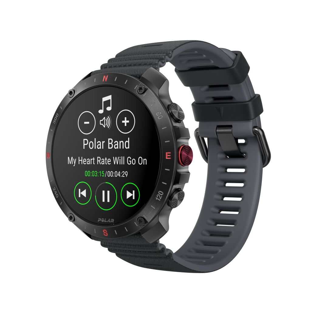 Polar Grit X2 Pro Premium Outdoor Smart Watch met Hartslagsensor - Zwart - S/L