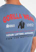 Gorilla Wear Warren T-shirt - Coronet Blauw