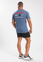 Gorilla Wear Warren T-shirt - Coronet Blauw