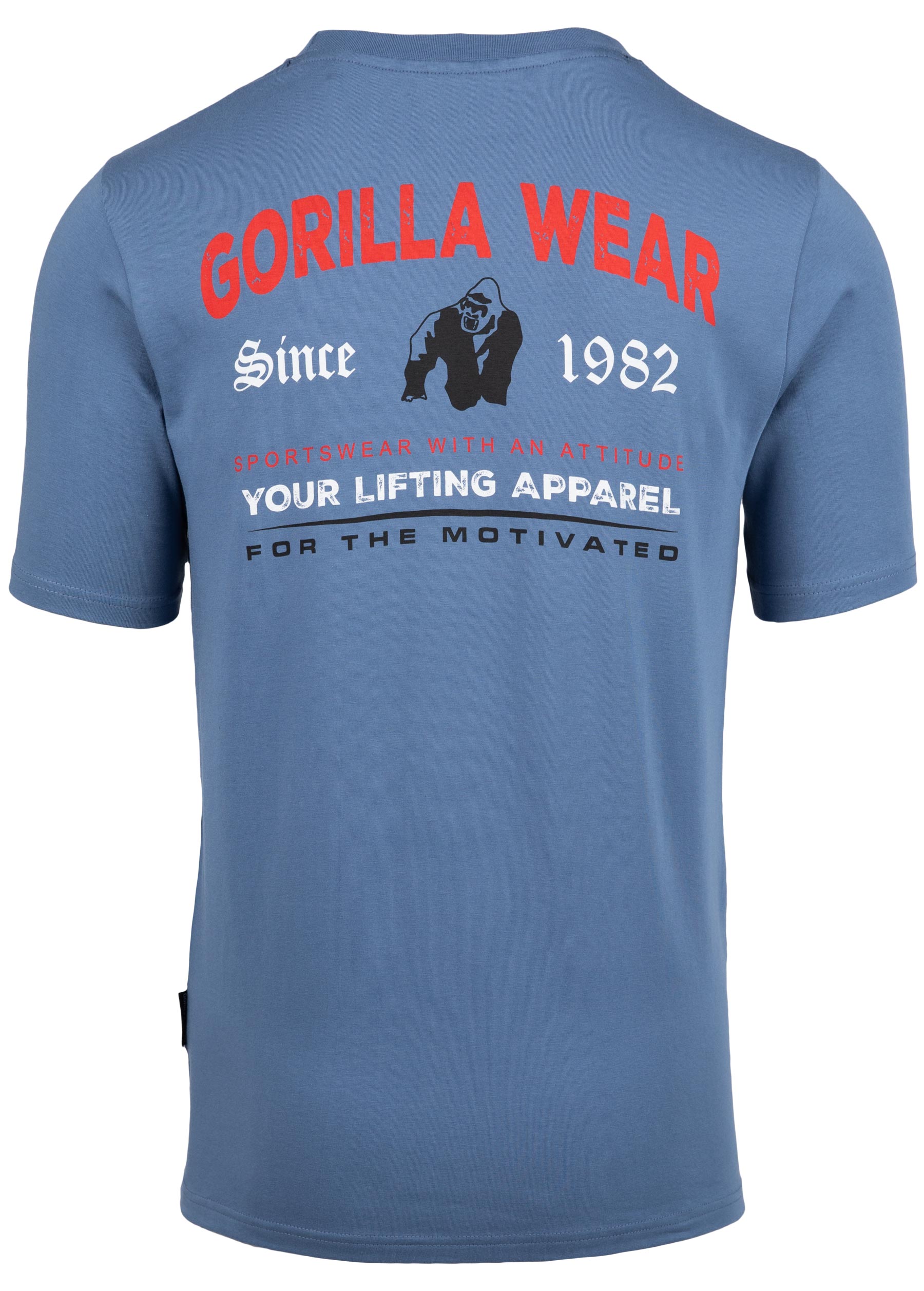 Gorilla Wear Warren T-shirt - Coronet Blauw