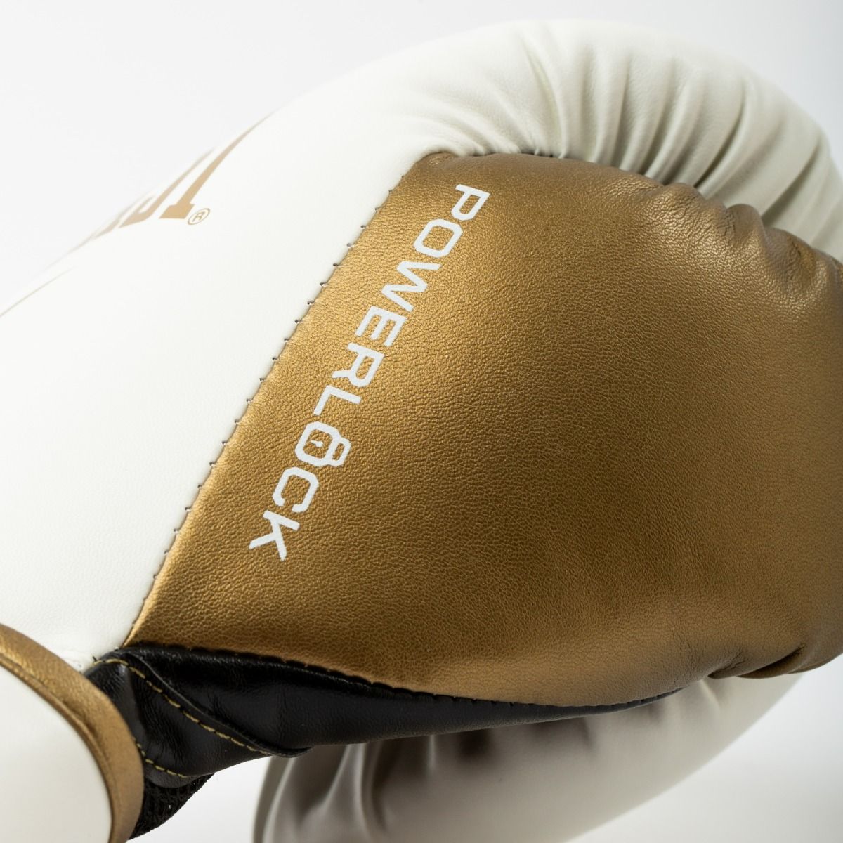 Everlast Powerlock 2R Bokshandschoenen - Wit/Goud