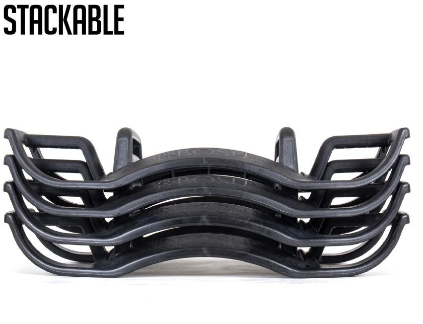 Bosu Helm / Push-Up Bar - Zwart