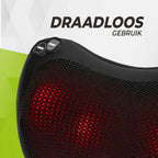 VirtuFit Draadloos Massagekussen Pro - Met Warmtefunctie