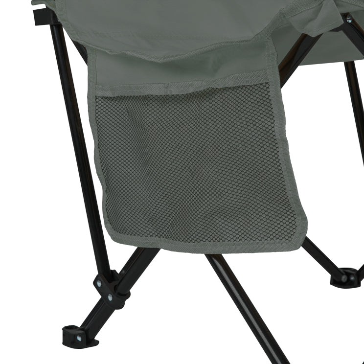 VirtuFit Opvouwbare Camping Stoel - Strandstoel - Grijs