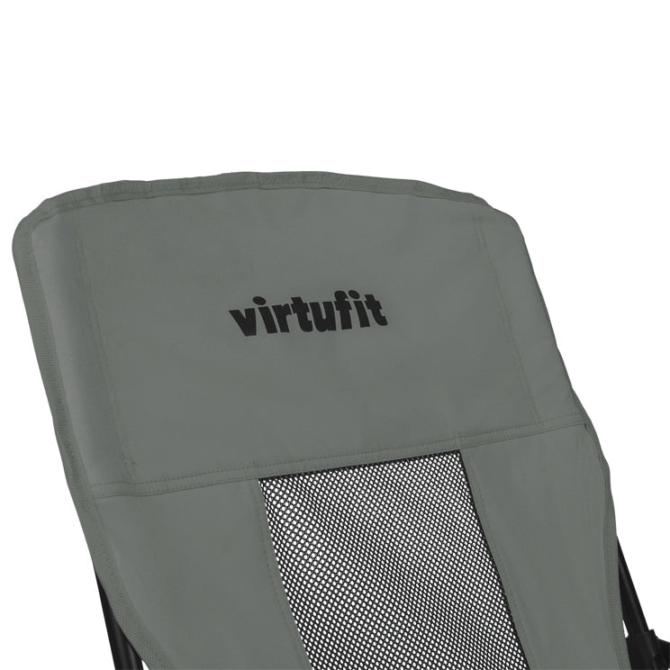 VirtuFit Strandstoel opvouwbaar - Campingstoel - Grijs