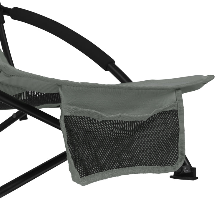VirtuFit Strandstoel opvouwbaar - Campingstoel - Grijs