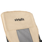 VirtuFit Strandstoel opvouwbaar - Campingstoel - Beige