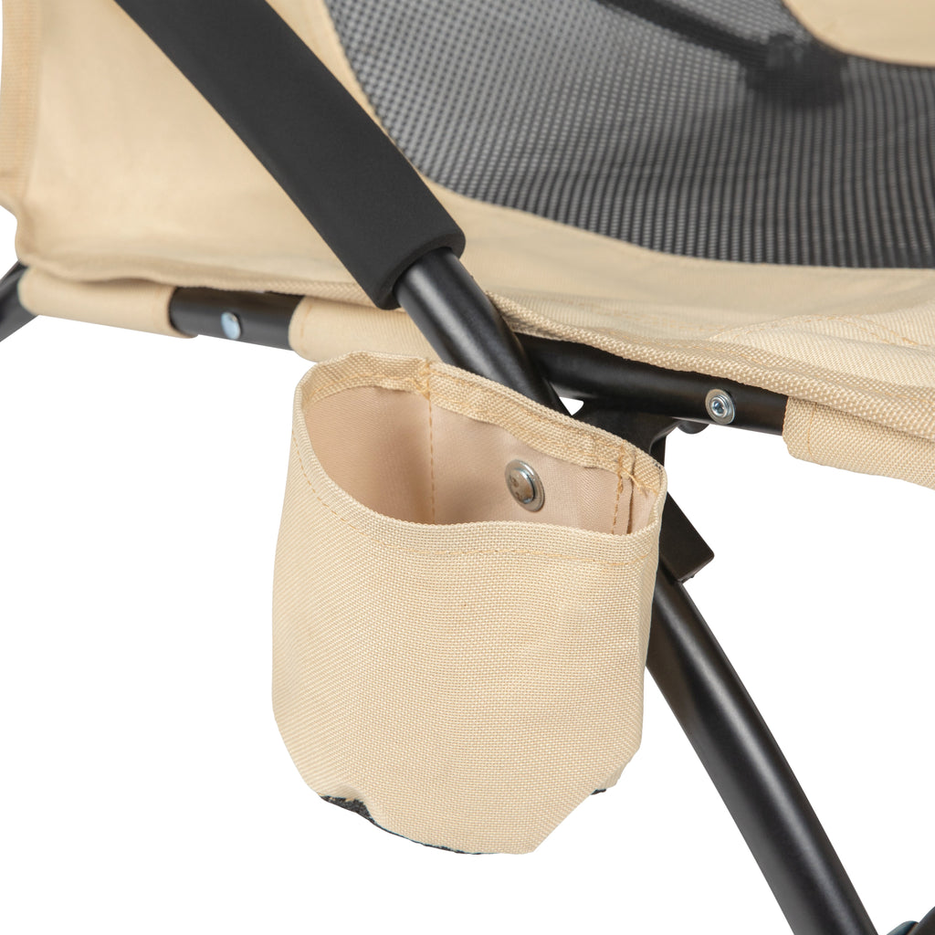 VirtuFit Strandstoel opvouwbaar - Campingstoel - Beige