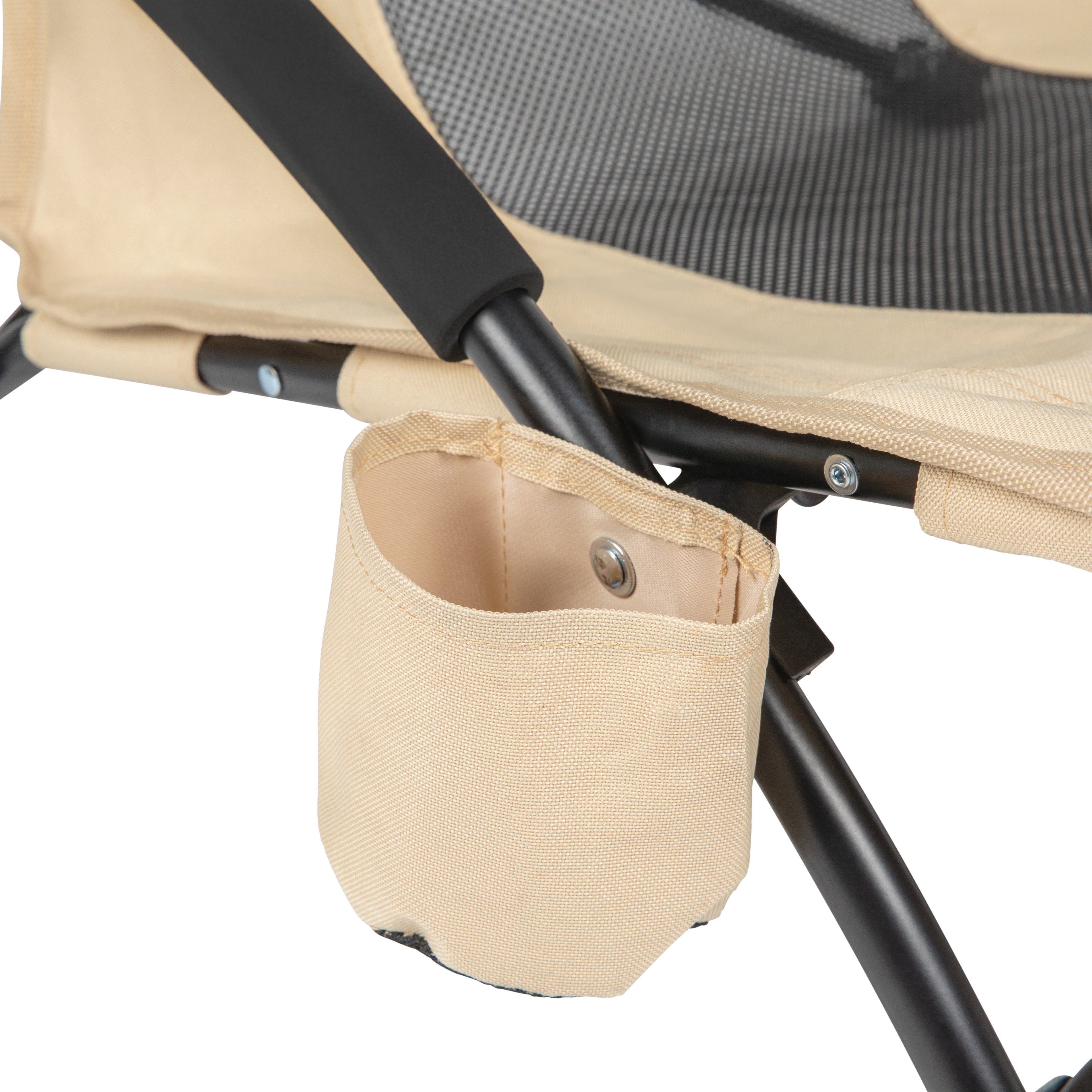 VirtuFit Strandstoel opvouwbaar - Campingstoel - Beige