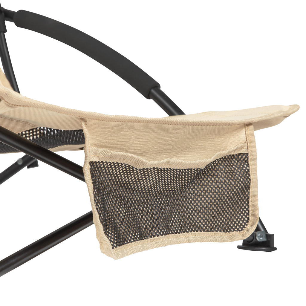 VirtuFit Strandstoel opvouwbaar - Campingstoel - Beige