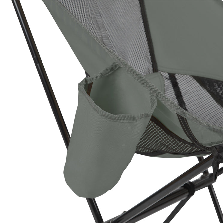 VirtuFit Camping Stoel Compact - Strandstoel - Opvouwbaar - Grijs