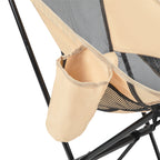 VirtuFit Camping Stoel Compact - Strandstoel - Opvouwbaar - Beige