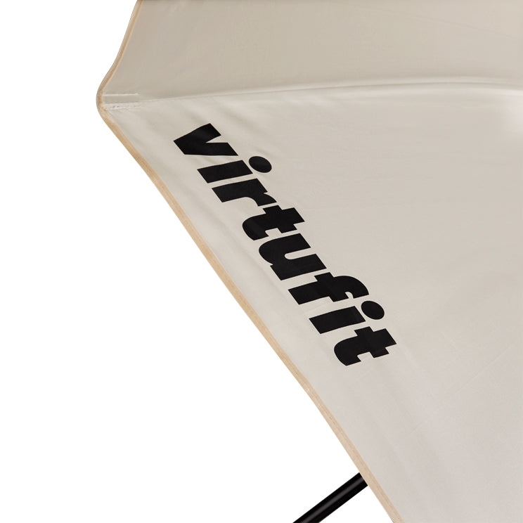 VirtuFit Strandparasol - Windscherm - Strandtent - 160 cm - Beige