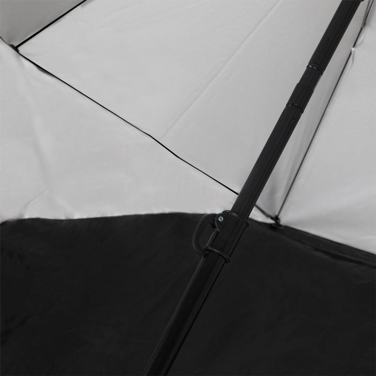 VirtuFit Strandparasol Premium - Windscherm - Strandtent - 200 cm - Beige