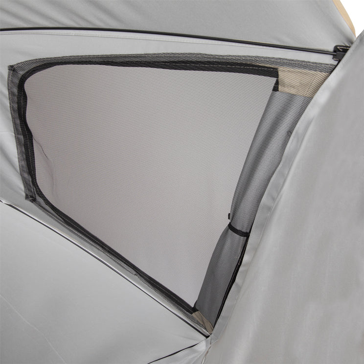 VirtuFit Strandparasol Premium - Windscherm - Strandtent - 200 cm - Beige