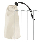 VirtuFit Strandparasol Premium - Windscherm - Strandtent - 200 cm - Beige