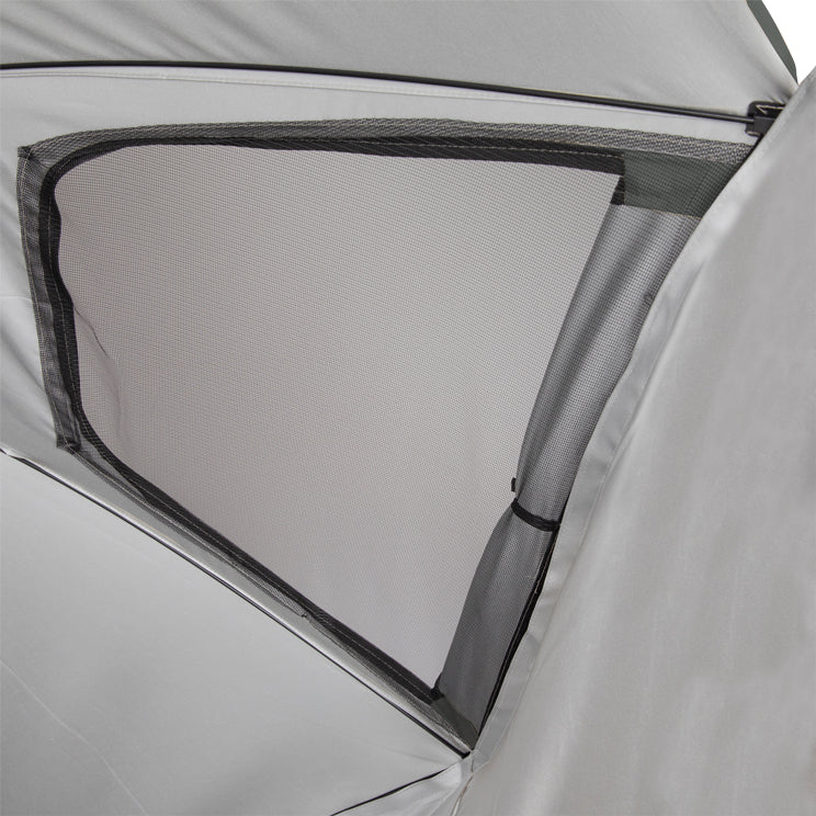 VirtuFit Strandparasol Premium - Windscherm - Strandtent - 200 cm - Grijs