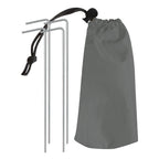 VirtuFit Strandparasol Premium - Windscherm - Strandtent - 200 cm - Grijs