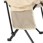 VirtuFit Opvouwbare Camping Stoel - Strandstoel - Beige